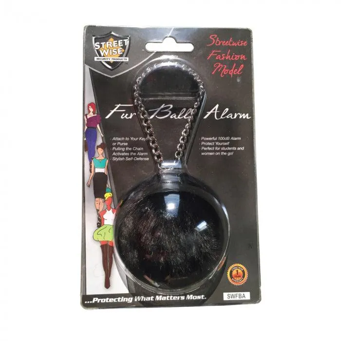 6) Units Streetwise Fur Ball 100db Personal Alarm
