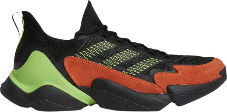 Adidas Mahomes 1 Impact FLX 'Black Team Solar Orange' Sneakers, Black