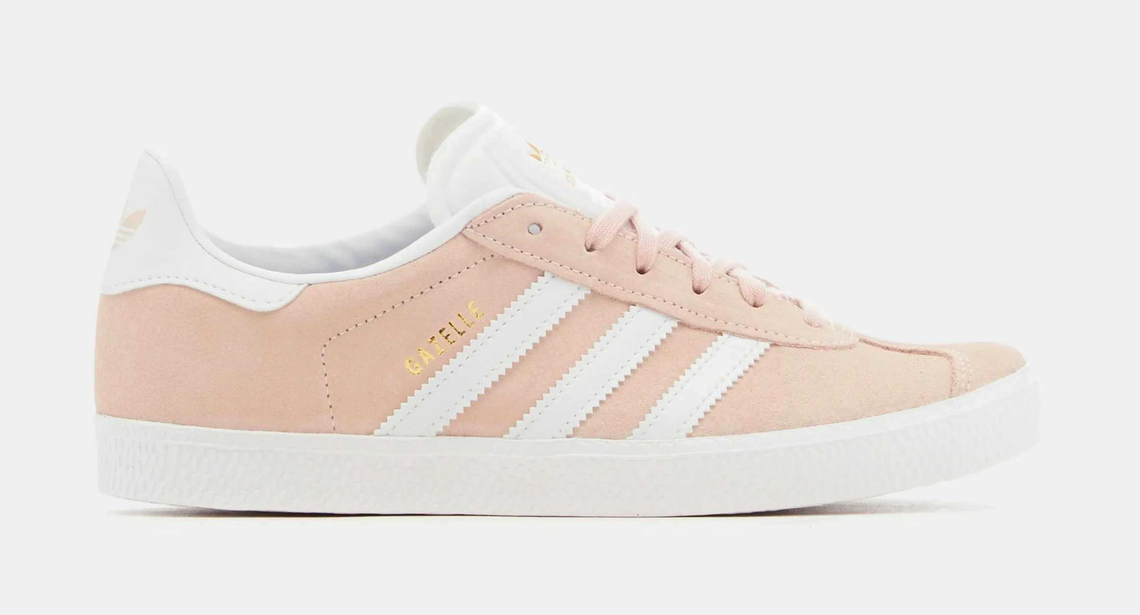 Gazelle Grade School Lifestyle Shoes (Pink/White)