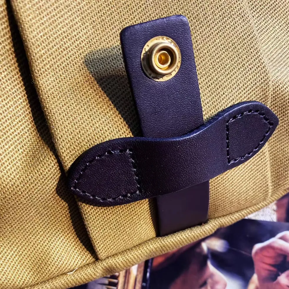 MESSENGER WAXED CANVAS BAG WES