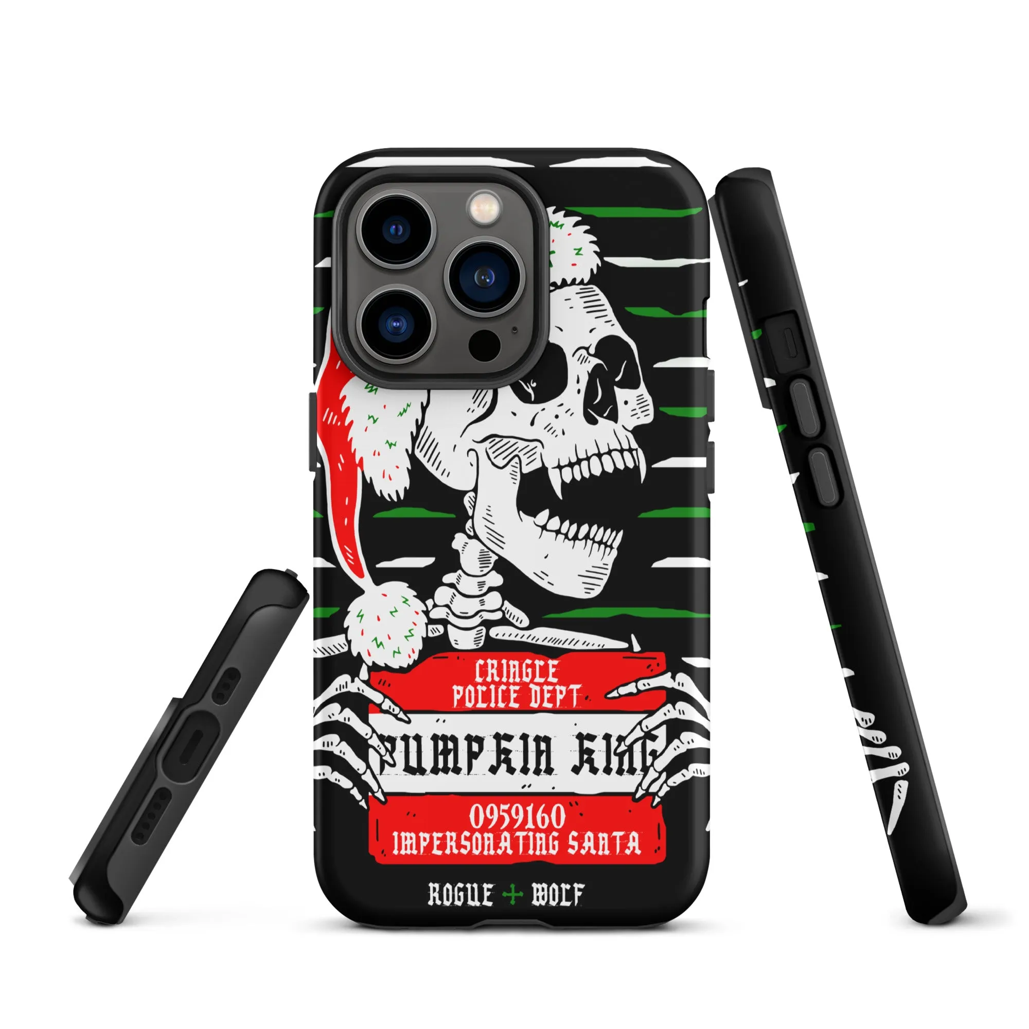 Pumpkin King Tough Phone Case for iPhone - Xmas Goth Anti-scratch Cover Witchy Christmas Gothic Gifts