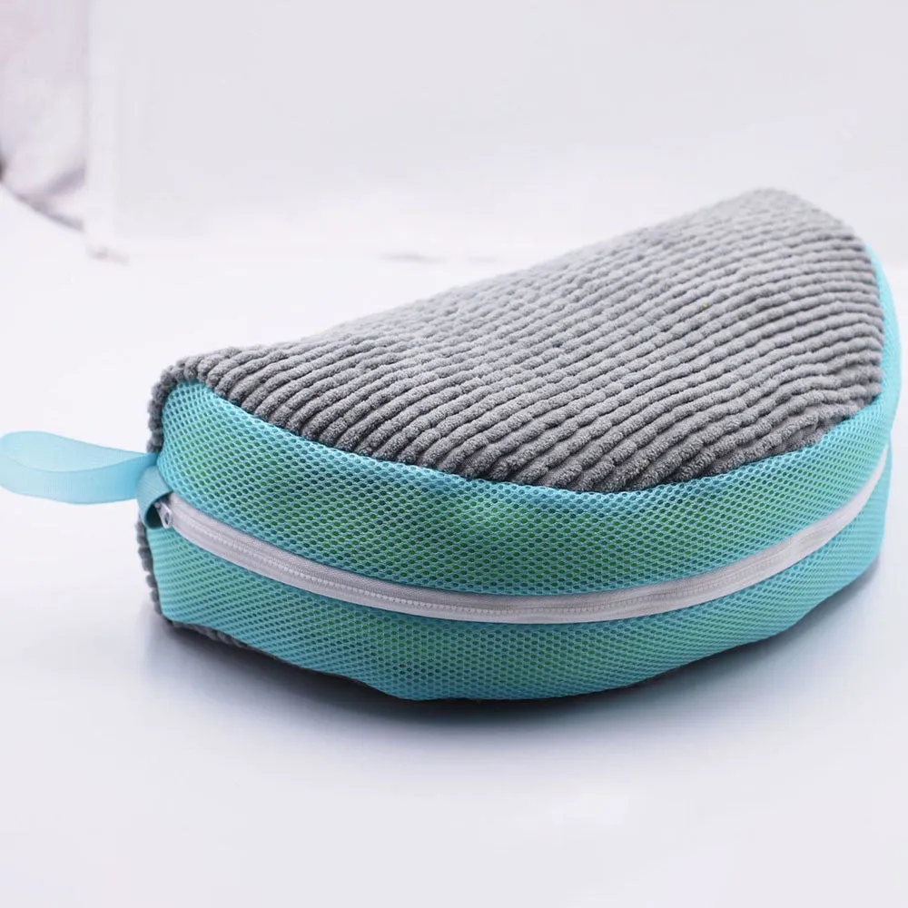 Reusable Shoe Washing Bag Laundry Shoe Bag for Washing Machine Blue