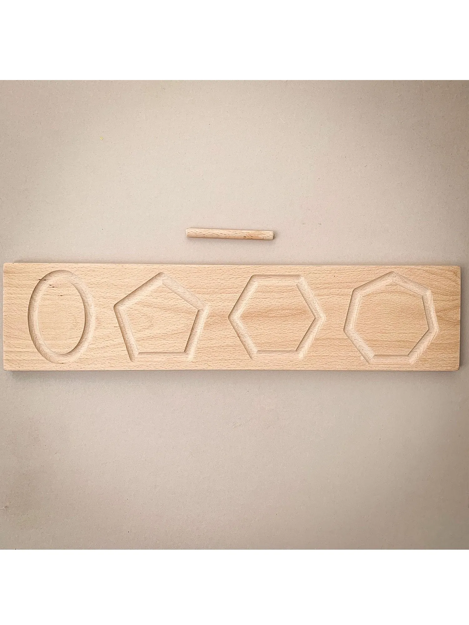 The Little Coach House Shape Board Montessori Learning Resource