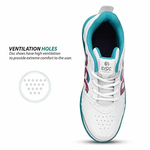 Unisex-Child Beamer X Dark Cyan Cricket Shoes - (Beamer-X)