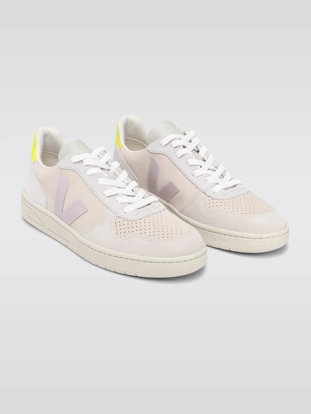 V-10 Sneaker - Multico-Sable-Parme